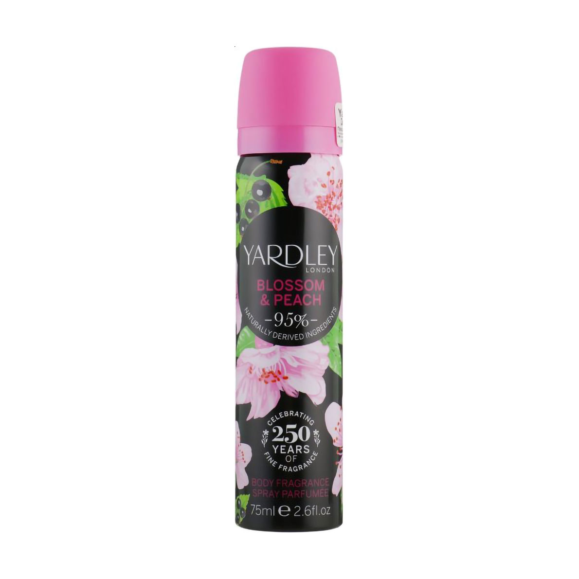 Парфумований дезодорант-спрей Yardley Blossom &amp; Peach жіночий, 75 мл