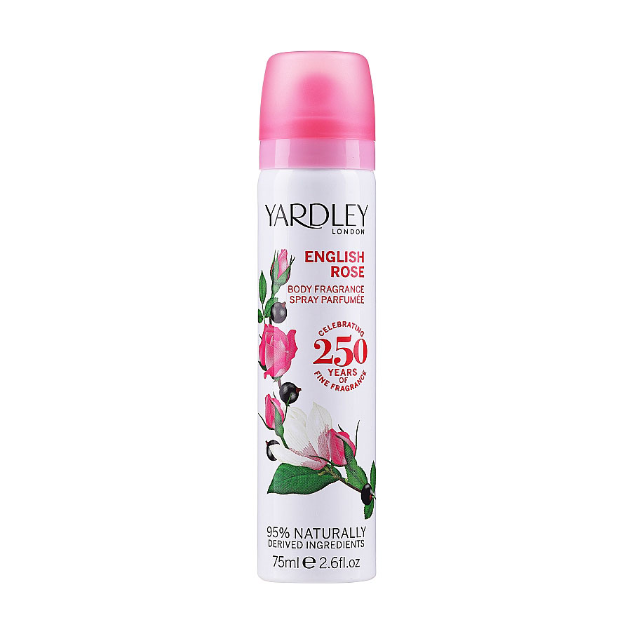 Парфумований дезодорант-спрей Yardley English Rose жіночий, 75 мл