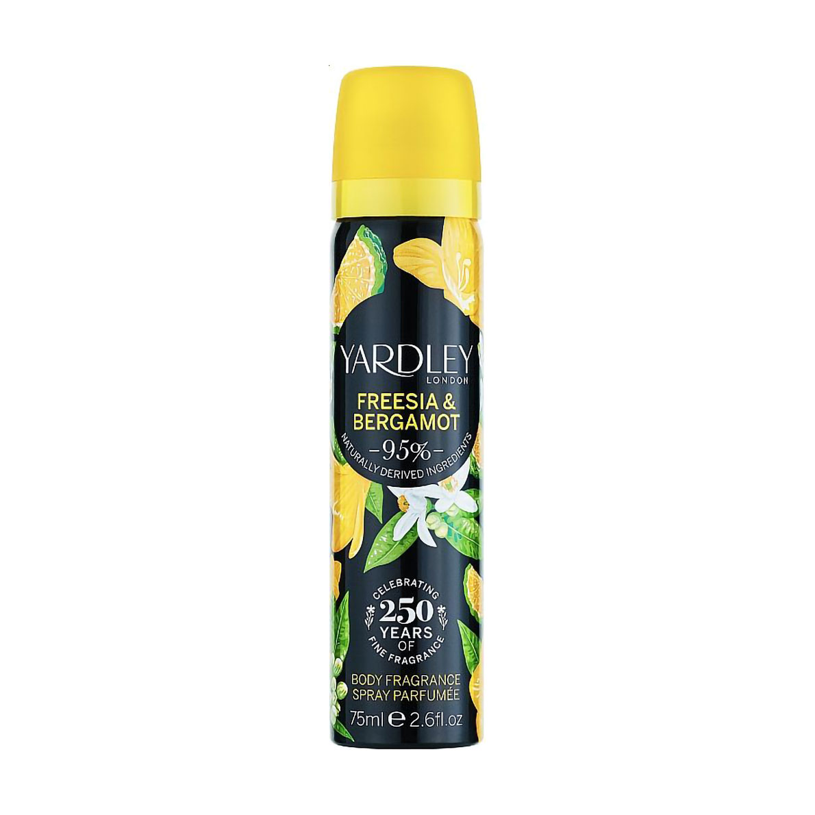 Парфумований дезодорант-спрей Yardley Freesia &amp; Bergamot жіночий, 75 мл