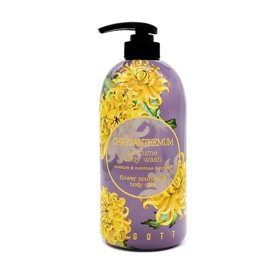 Парфумований гель для душу Jigott Chrysanthemum Perfume Body Wash Хризантема, 750 мл