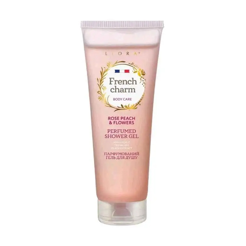 Парфумований гель для душу Liora French Charm Rose Peach &amp; Flowers, 260 мл