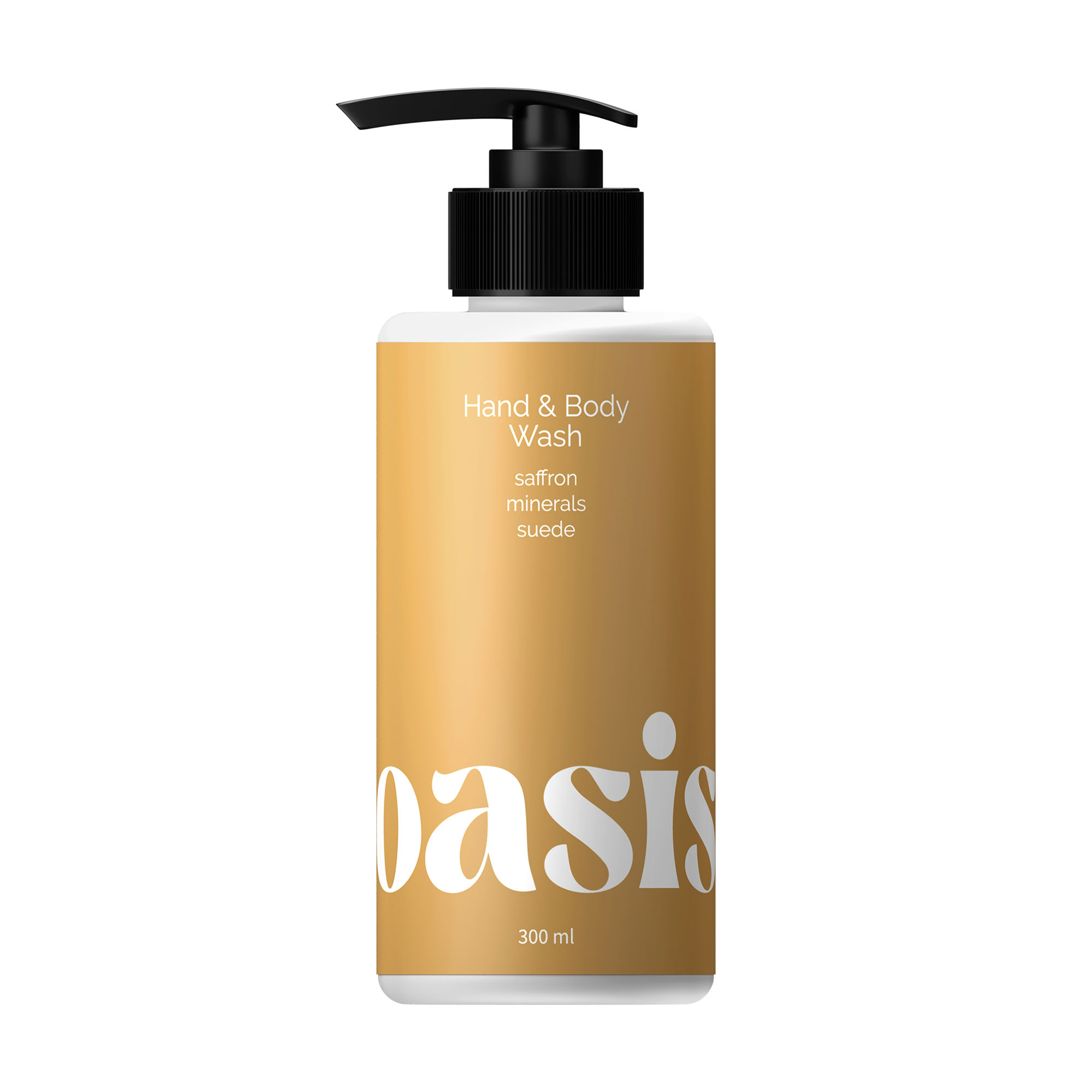 Парфумований гель для душу Oasis Ganymede Saffron Minerals Suede Hand &amp; Body Wash, 300 мл