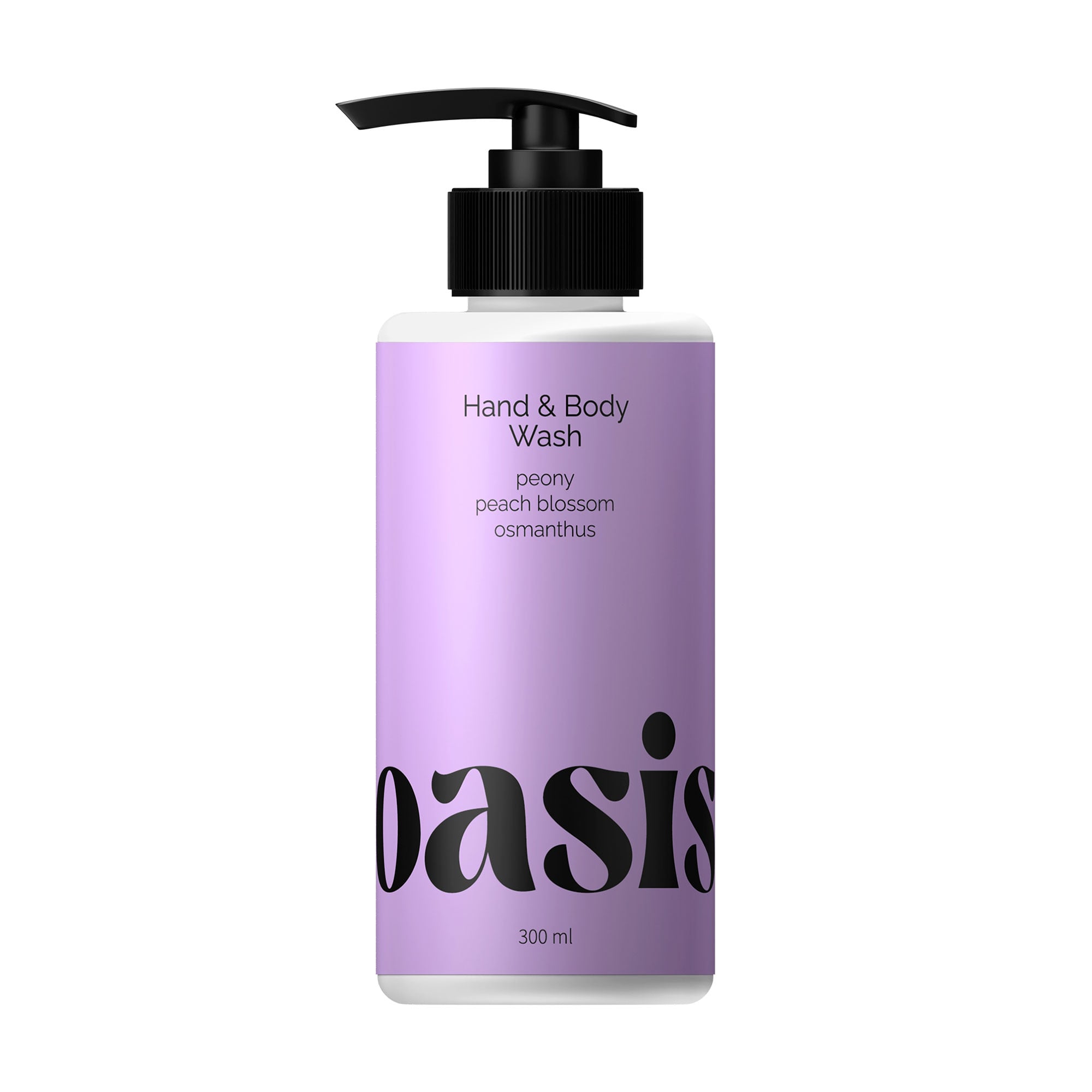 Парфумований гель для душу Oasis Lanvin Peony Peach Blossom Osmanthus Hand &amp; Body Wash, 300 мл