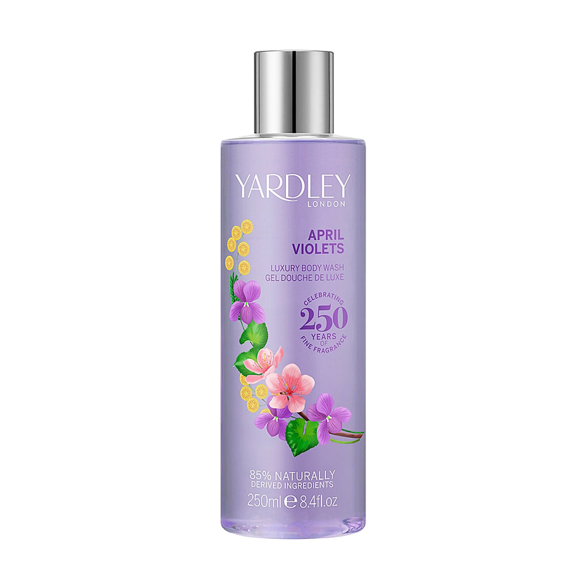 Парфумований гель для душу Yardley April Violets Luxury Body Wash жіночий, 250 мл