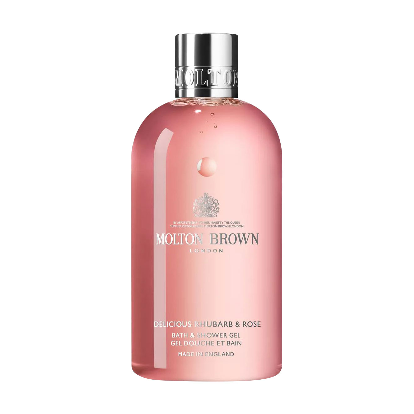 Парфумований гель для ванни та душу Molton Brown Delicious Rhubarb &amp; Rose Bath &amp; Shower Gel унісекс, 300 мл