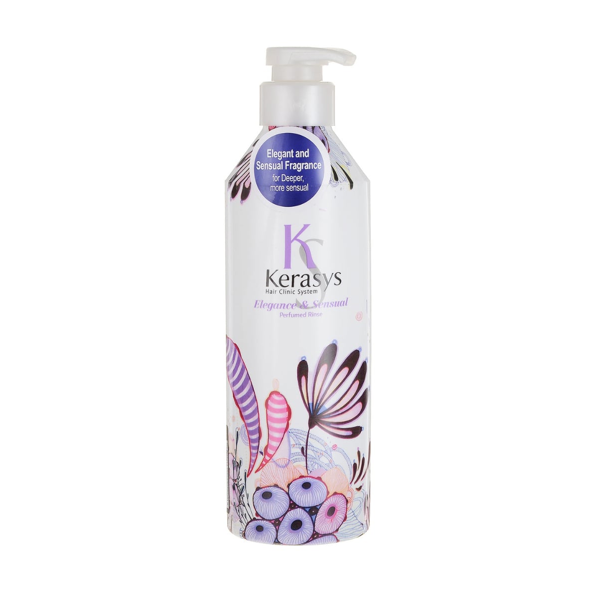Парфумований кондиціонер KeraSys Elegance &amp; Sensual Perfumed Rinse для тонкого та ослабленого волосся, 600 мл