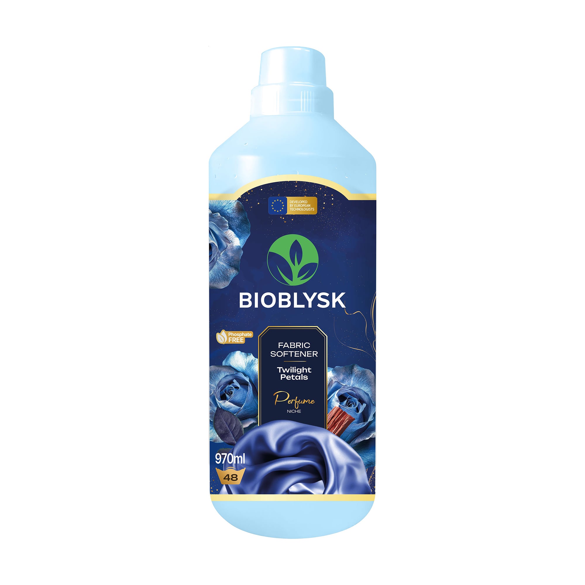 Парфумований кондиціонер-ополіскувач для білизни BioBlysk Twilight Petals  Perfume Niche, 48 циклів пранння, 970 мл