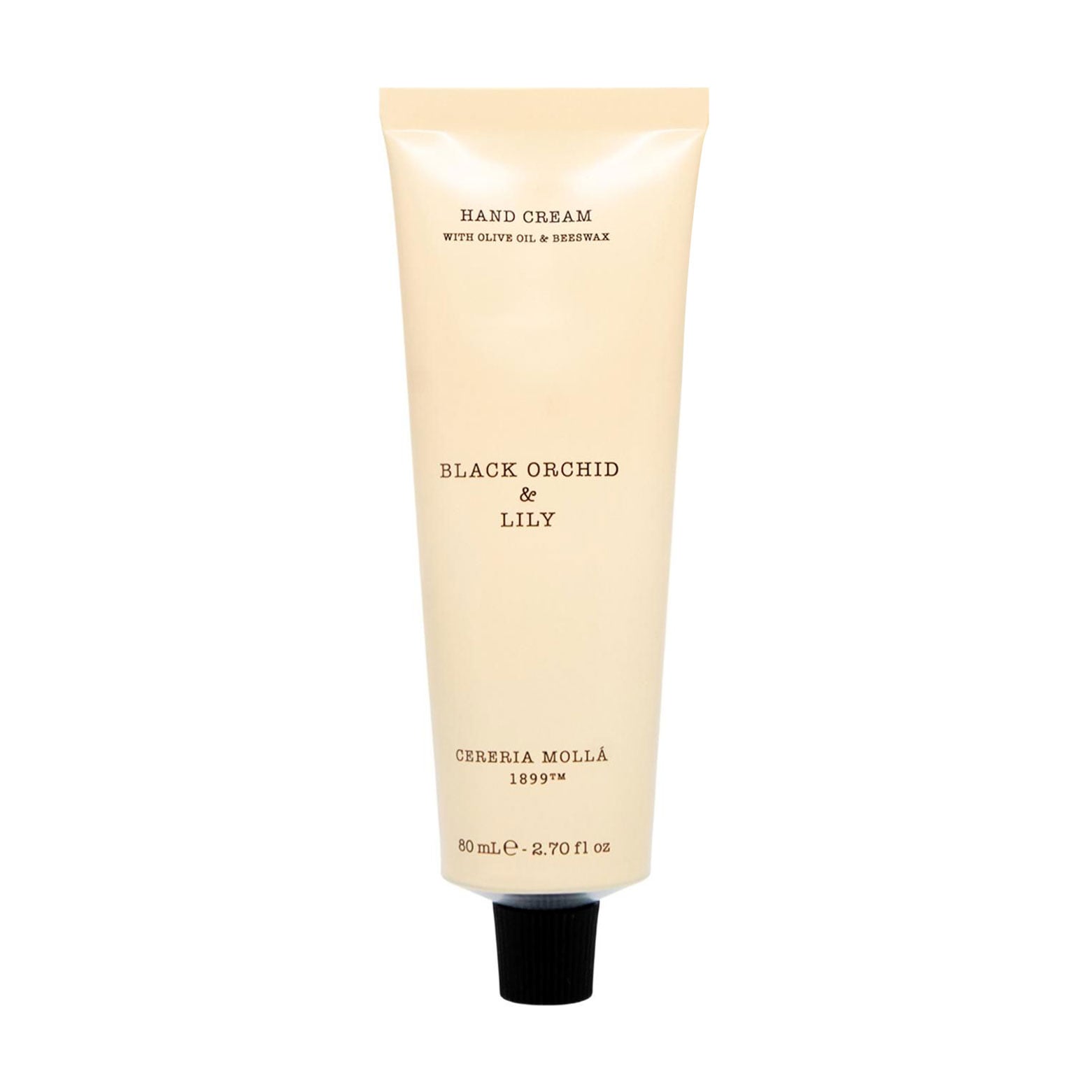 Парфумований крем для рук Cereria Molla Black Orchid &amp; Lily унісекс, 80 мл