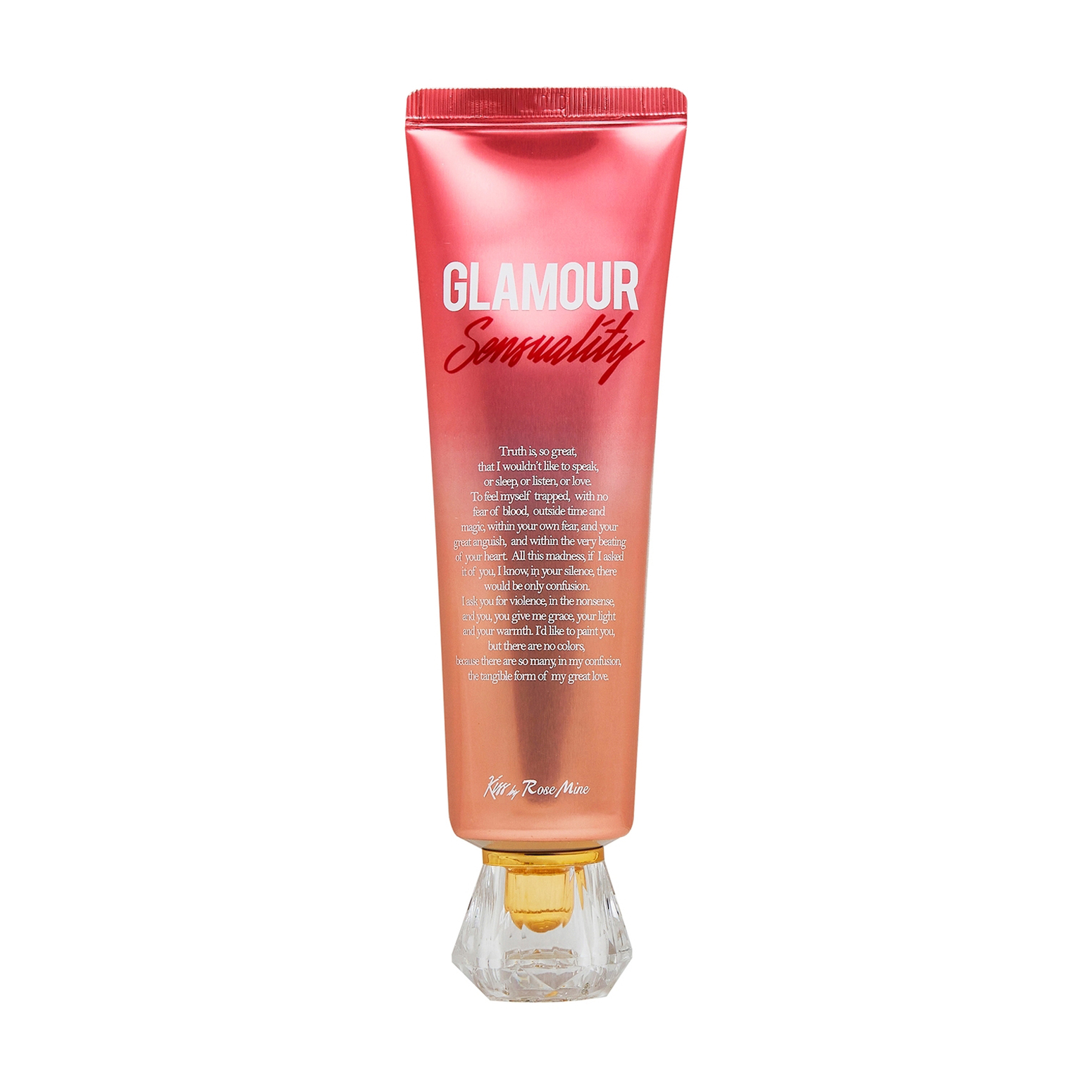 Парфумований крем для тіла Kiss by Rosemine Fragrance Cream Glamour Sensuality з квітковим та деревно-мускусним ароматом, 140 мл
