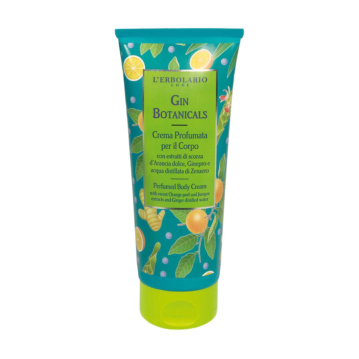 Парфумований крем для тіла L’Erbolario Gin Botanicals Perfumed Body Cream унісекс, 200 мл