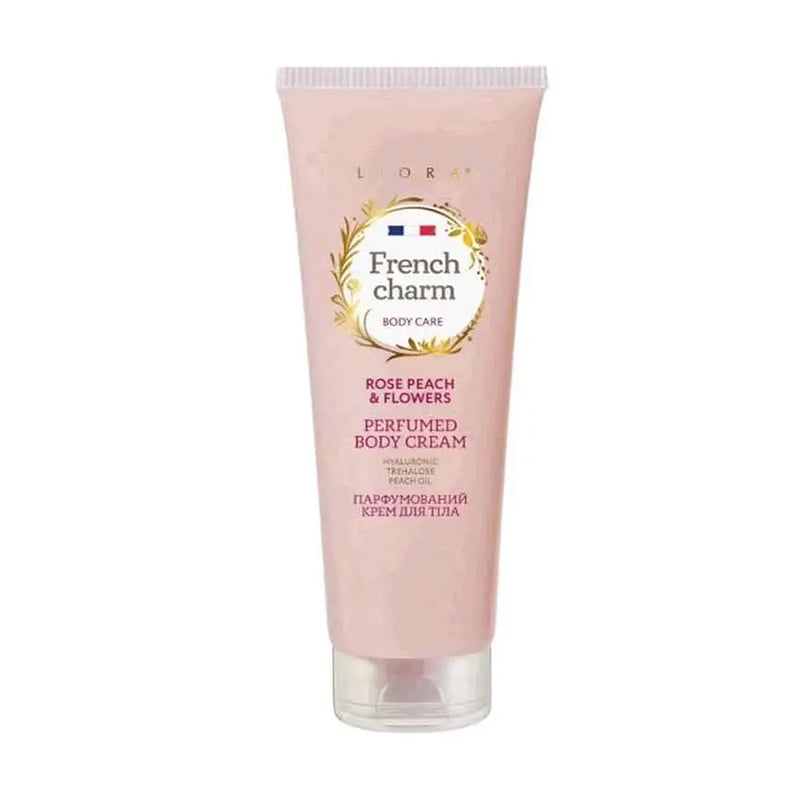 Парфумований крем для тіла Liora French Charm Rose Peach &amp; Flowers, 260 мл