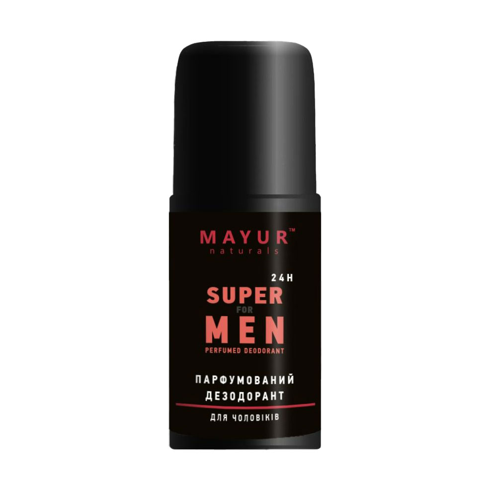 Парфумований кульковий дезодорант Mayur Super For Men чоловічий, 50 мл