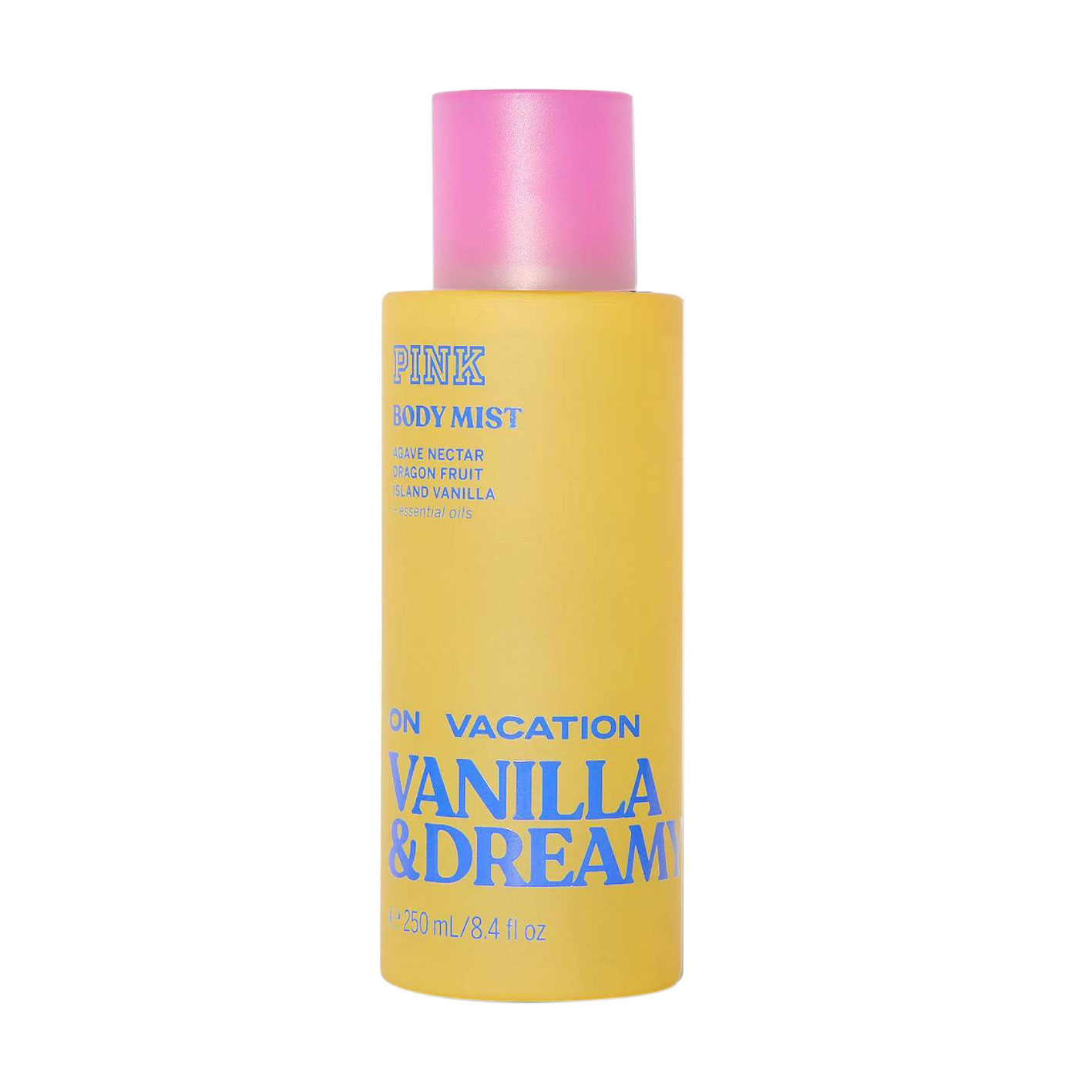 Парфумований міст для тіла Victoria's Secret Pink On Vacation Vanilla &amp; Dreamy Body Mist жіночий, 250 мл