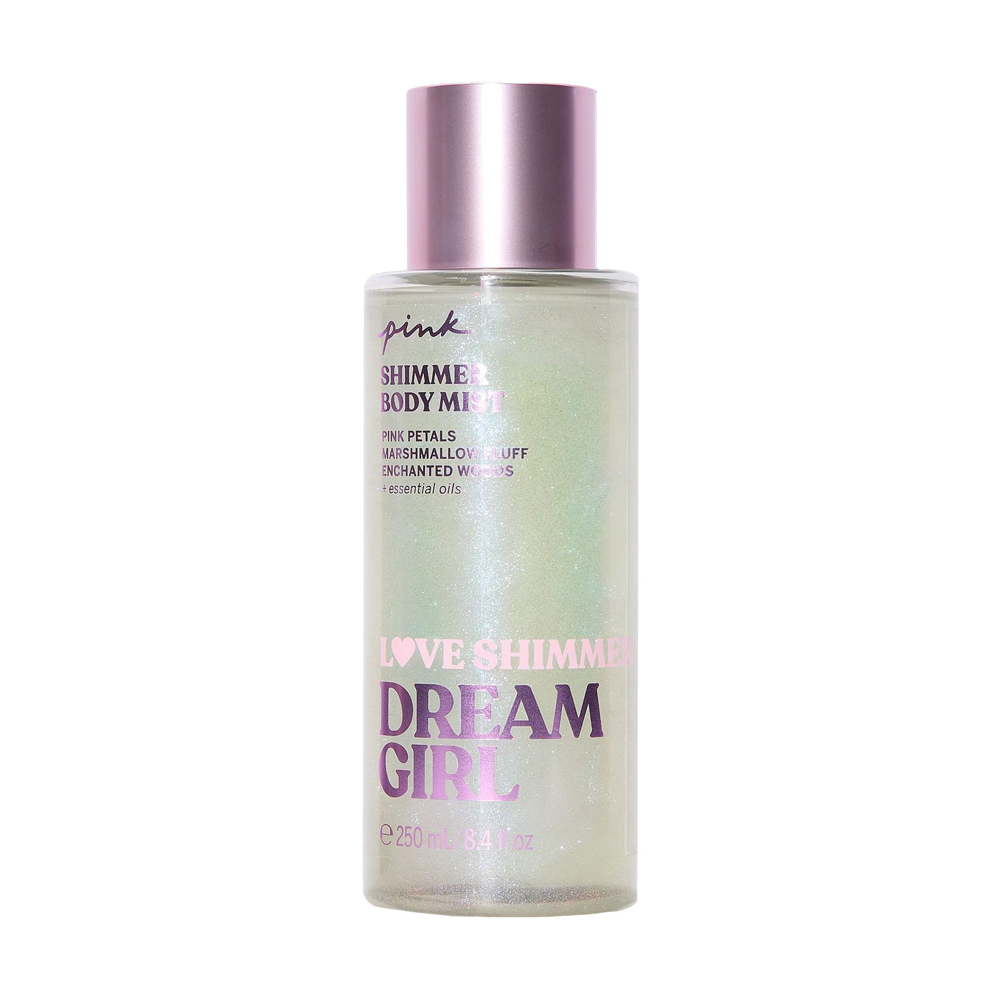 Парфумований міст-шимер для тіла Victoria's Secret Pink Love Shimmer Dream Girl Body Mist жіночий, 250 мл