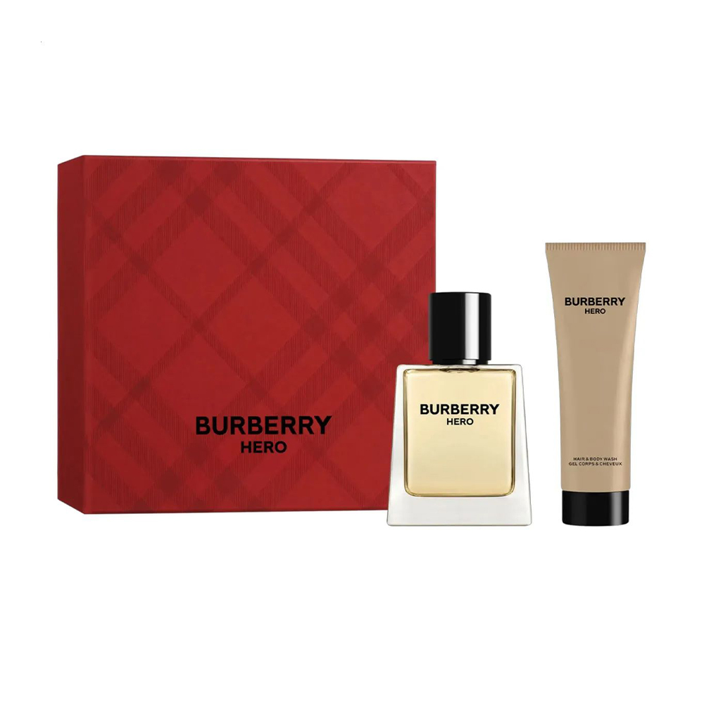 Парфумований набір Burberry Hero Giftset чоловічий (туалетна вода, 50 мл + гель для душу, 75 мл)