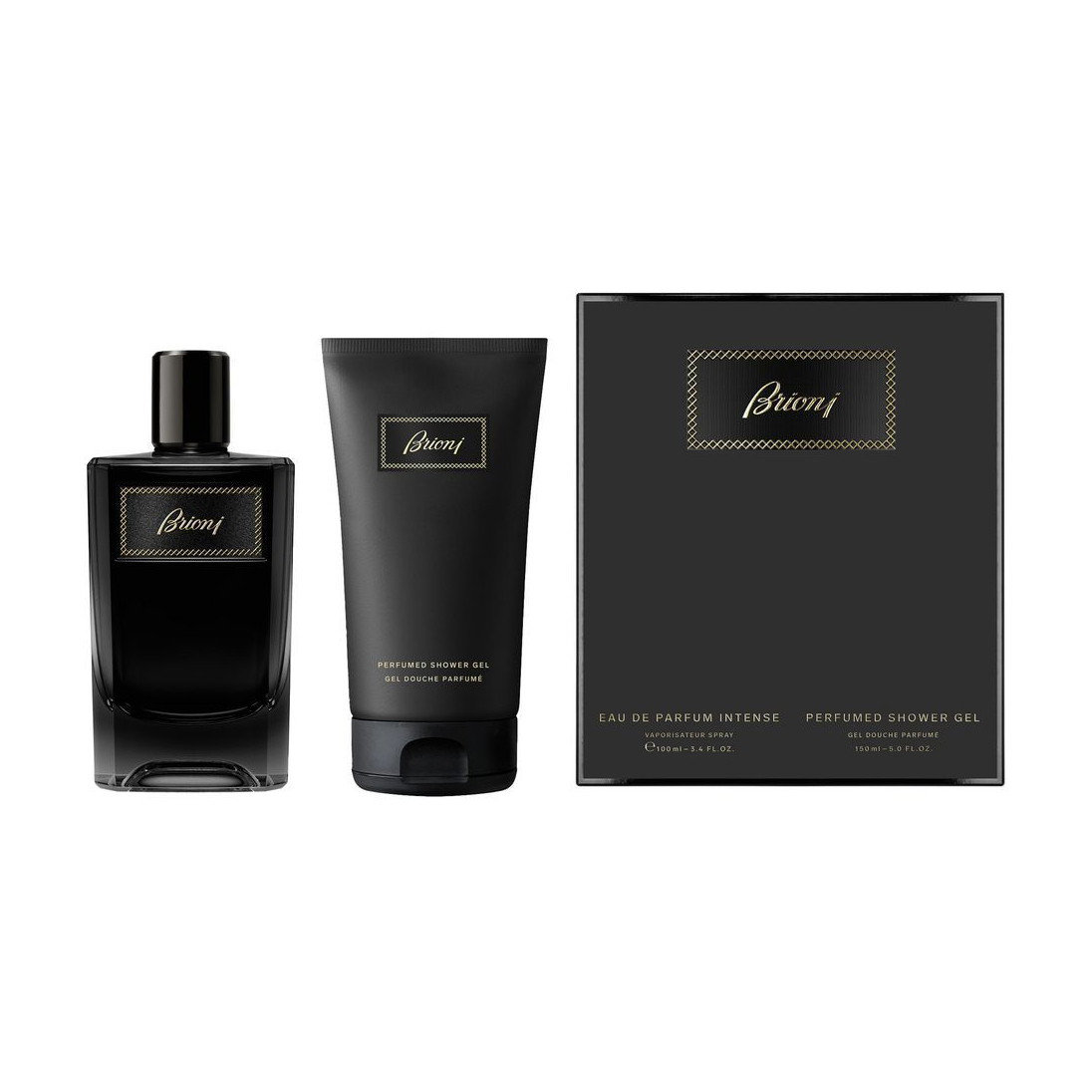Парфумований набір чоловічий Brioni Intense Set (парфумована вода, 100 мл + гель для душу, 150 мл)
