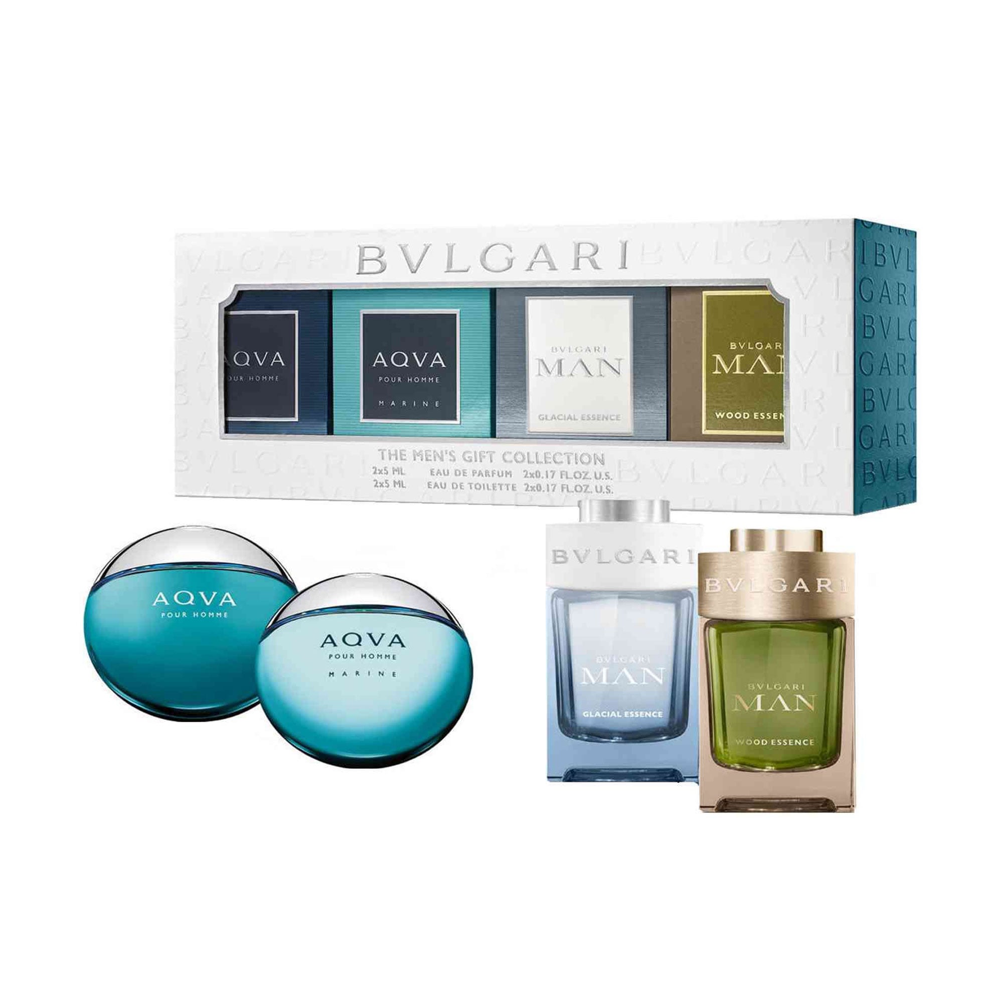 Парфумований набір чоловічий Bvlgari Mini Set (туалетна вода, 4*5 мл)