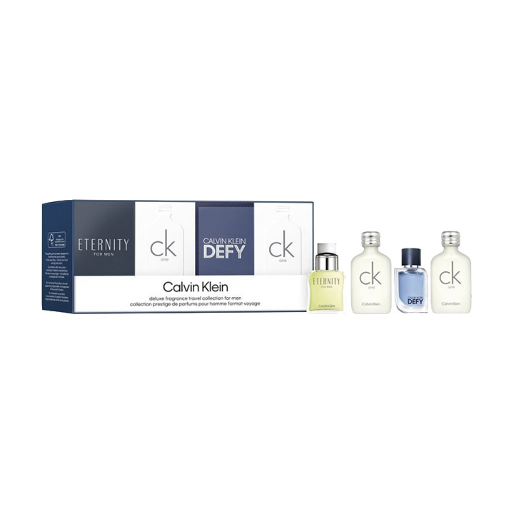 Парфумований набір чоловічий Calvin Klein (CK One, 2*10 мл + Defy, 5 мл + Eternity, 10 мл)