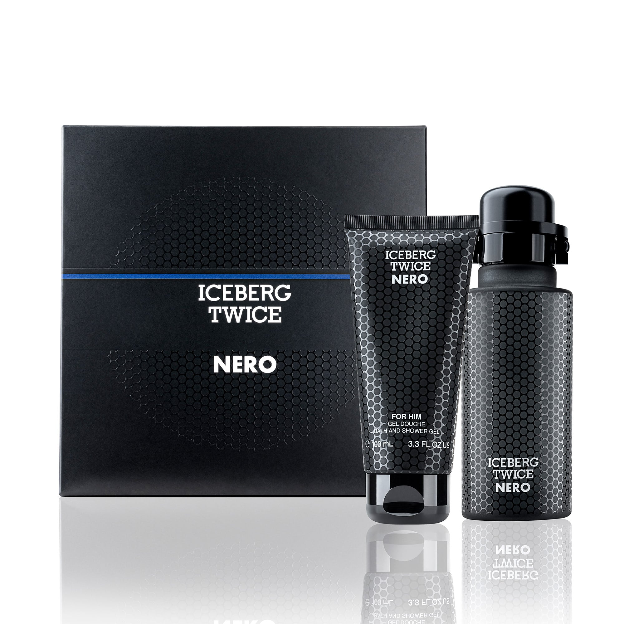 Парфумований набір чоловічий Iceberg Twice Nero For Him (туалетна вода, 125 мл + гель для душу, 100 мл)