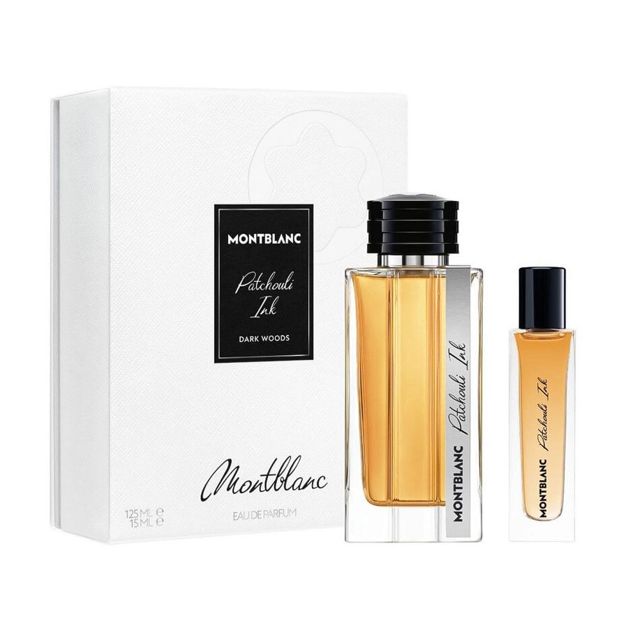 Парфумований набір чоловічий Montblanc Patchouli Ink (парфумована вода, 125 мл + прафумована вода, 15 мл)