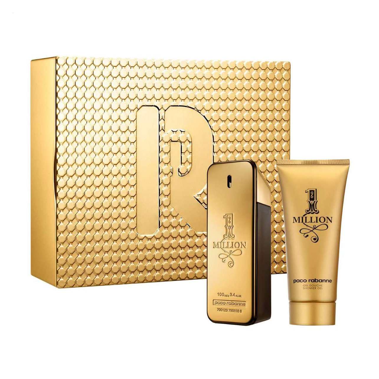 Парфумований набір чоловічий Rabanne 1 Million Gift Set (туалетна вода, 100 мл + гель для душу, 100 мл)