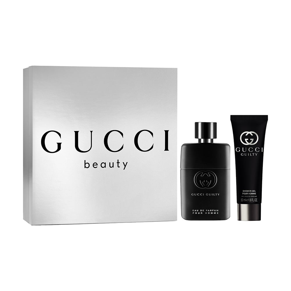 Парфумований набір Gucci Guilty Pour Homme чоловічий (парфумована вода, 50 мл + гель для душу, 50 мл)