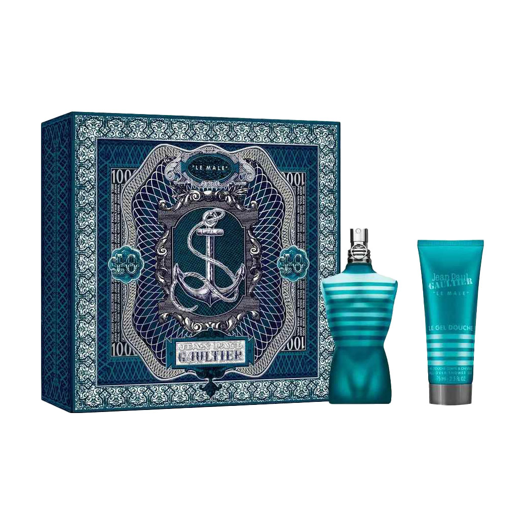Парфумований набір Jean Paul Gaultier Le Male Giftset чоловічий (туалетна вода, 75 мл + гель для душу, 75 мл)