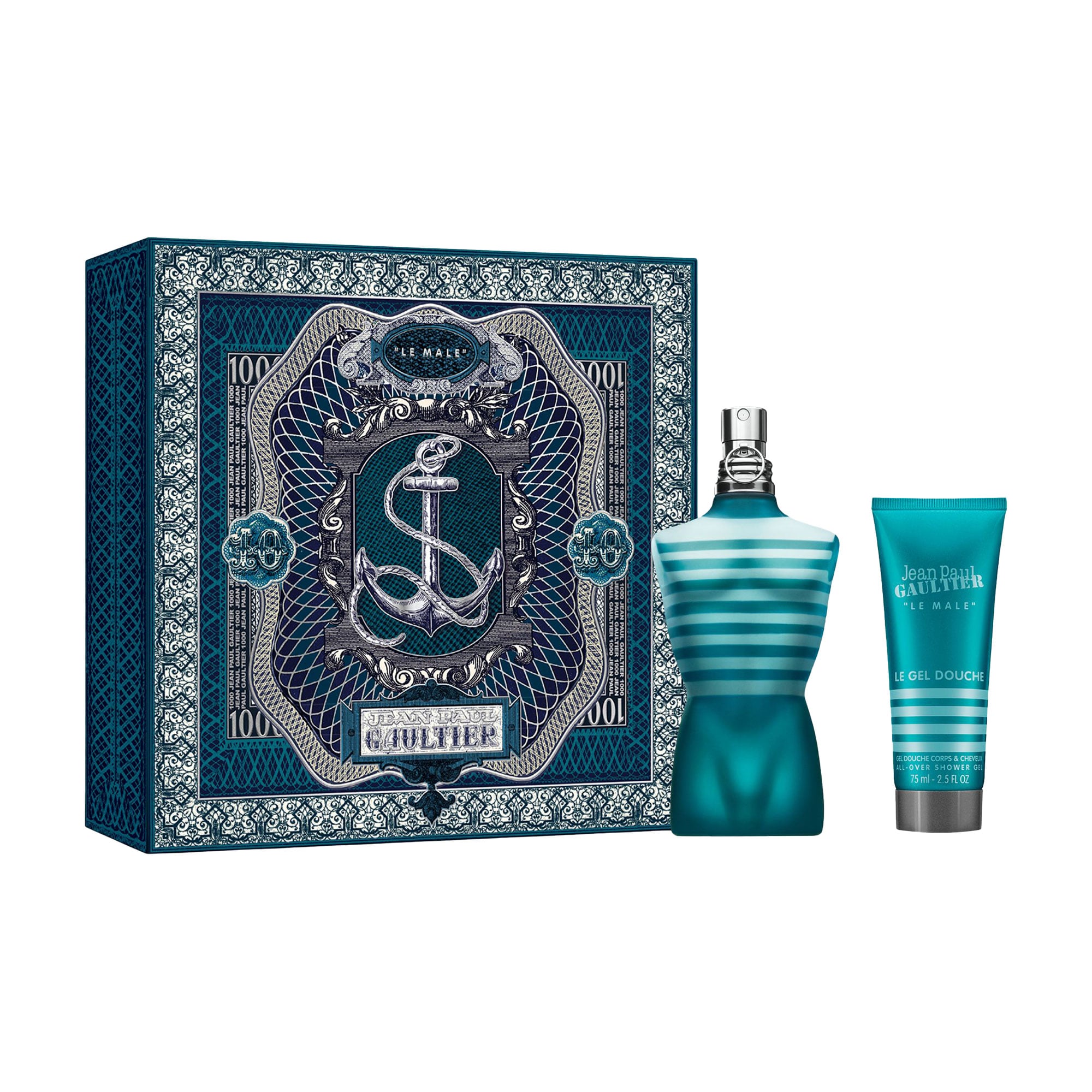Парфумований набір Jean Paul Gaultier Le Male Giftset чоловічий (туалетна вода, 125 мл + гель для душу, 75 мл)