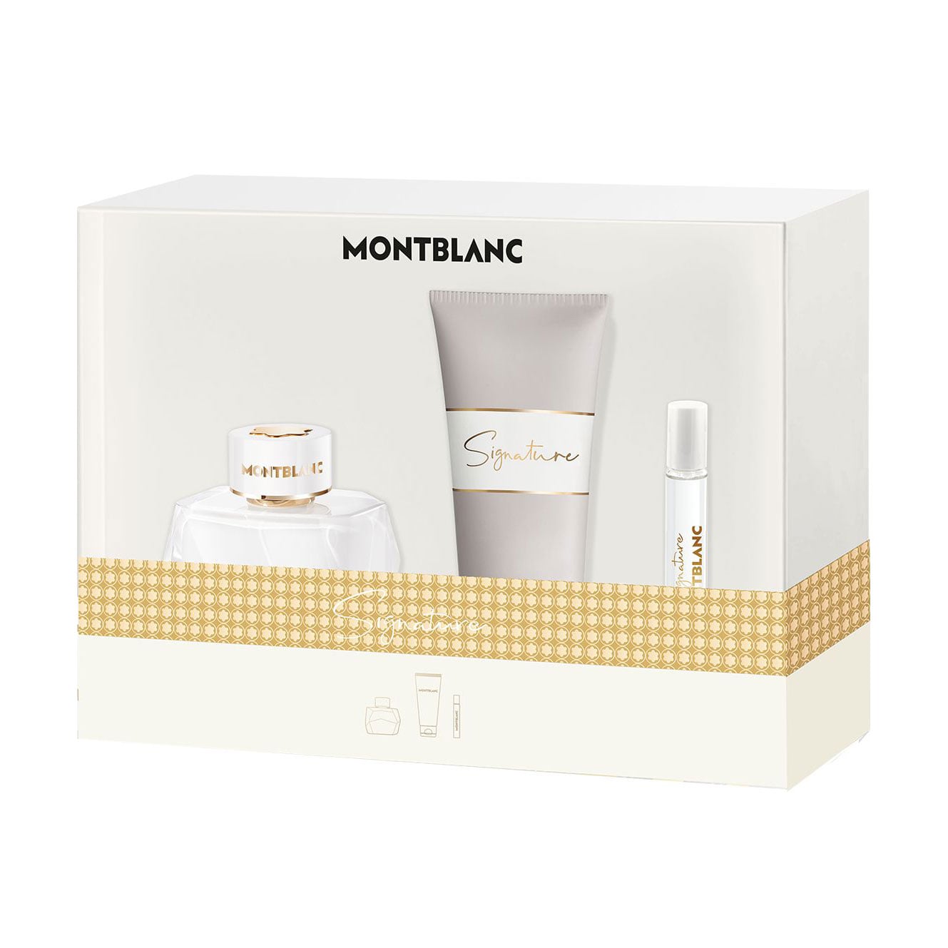 Парфумований набір Montblanc Signature жіночий (парфумована вода, 90 мл + парфумована вода, 7.5 мл + лосьйон для тіла, 100 мл)