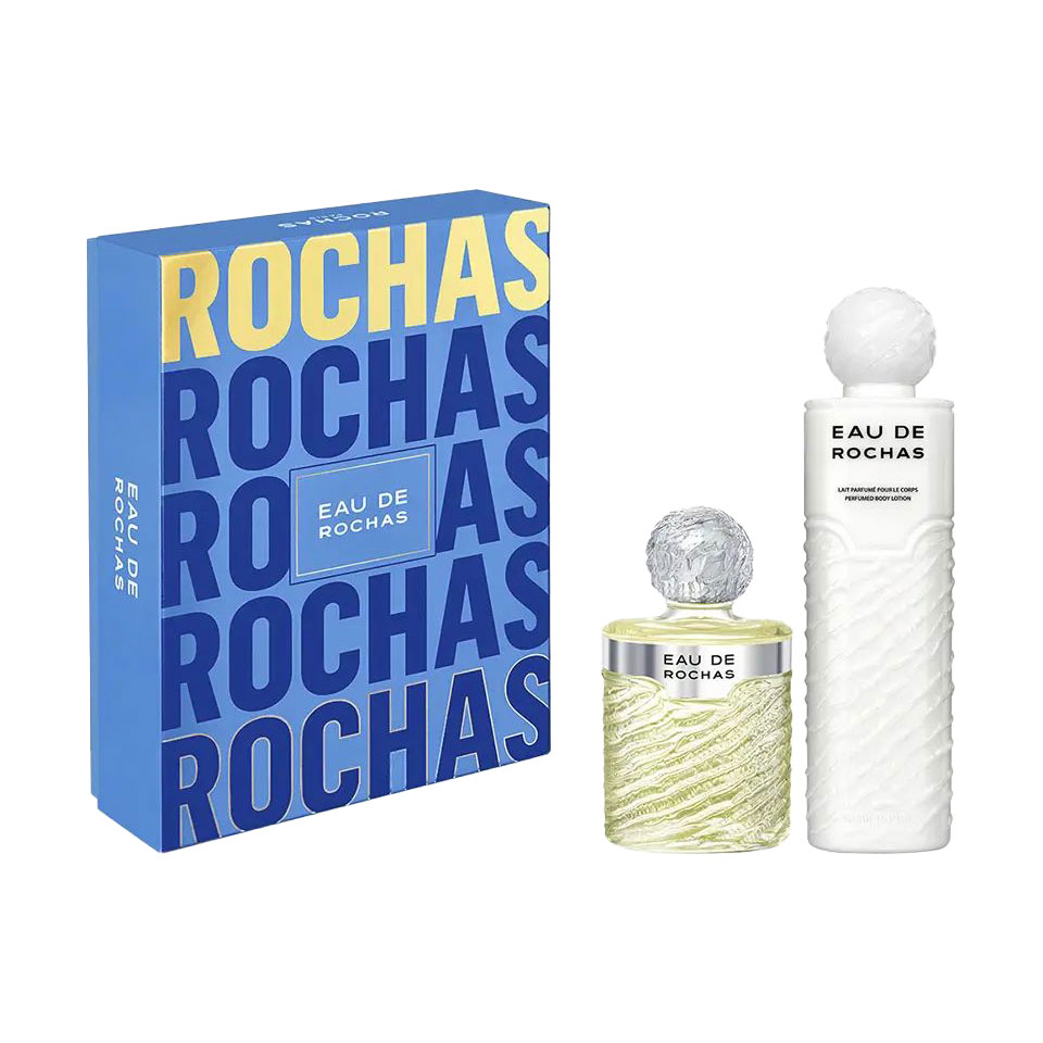 Парфумований набір Rochas Eau de Rochas жіночий (туалетна вода, 220 мл + лосьйон для тіла, 500 мл)