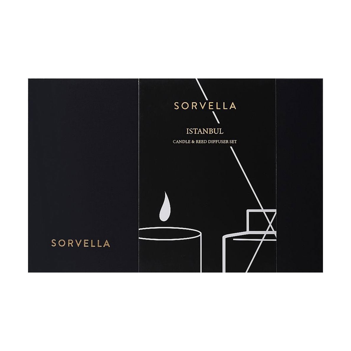 Парфумований набір Sorvella Perfume Istanbul (аромадифузор, 120 мл + парфумована свічка, 170 г)