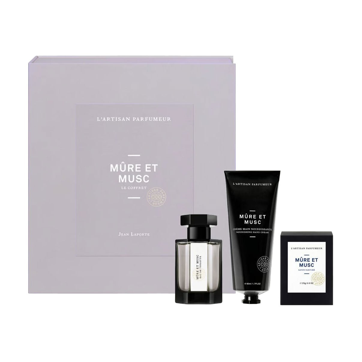 Парфумований набір унісекс  L’Artisan Parfumeur Mure Et Musc Giftset (туалетна вода, 50 мл + мило, 25 г + крем для рук, 50 мл)