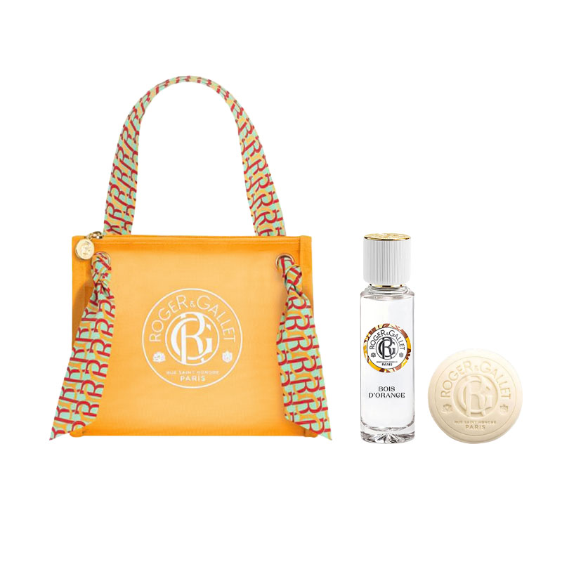 Парфумований набір унісекс Roger &amp; Gallet Bois D'Orange (парфумована вода, 30 мл + тверде мило, 50 г + косметичка)