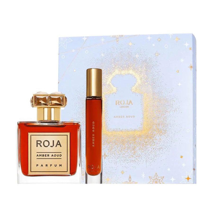 Парфумований набір унісекс Roja Parfums Amber Aoud (парфуми, 50 мл + парфуми, 10 мл)