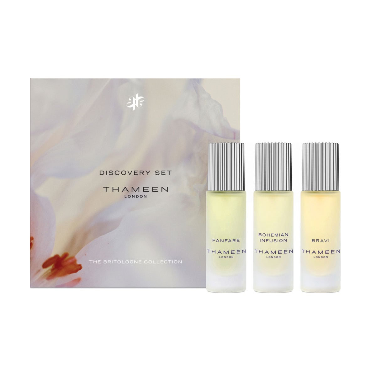 Парфумований набір унісекс Thameen Britologne Collection Set (Bravi, 10 мл + Bohemian Infusion, 10 мл + Fanfare, 10 мл)