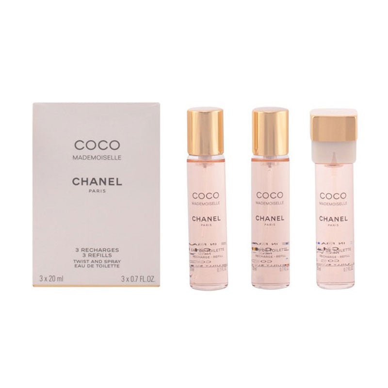 Парфумований набір жіночий Chanel Coco Mademoiselle (туалетна вода (змінний блок), 3*20 мл)