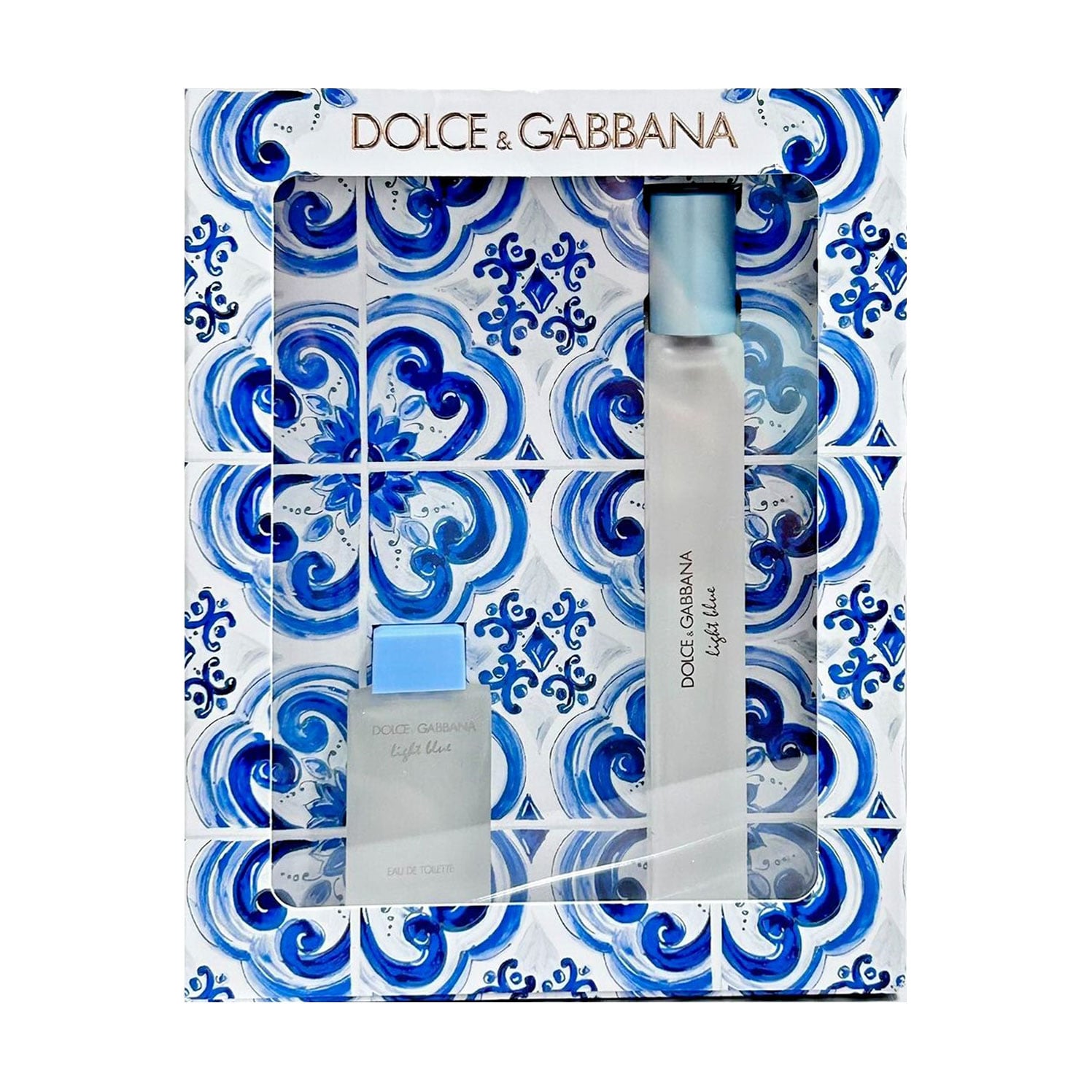 Парфумований набір жіночий Dolce &amp; Gabbana Light Blue (туалетна вода, 10 мл + туалетна вода, 4.5 мл)