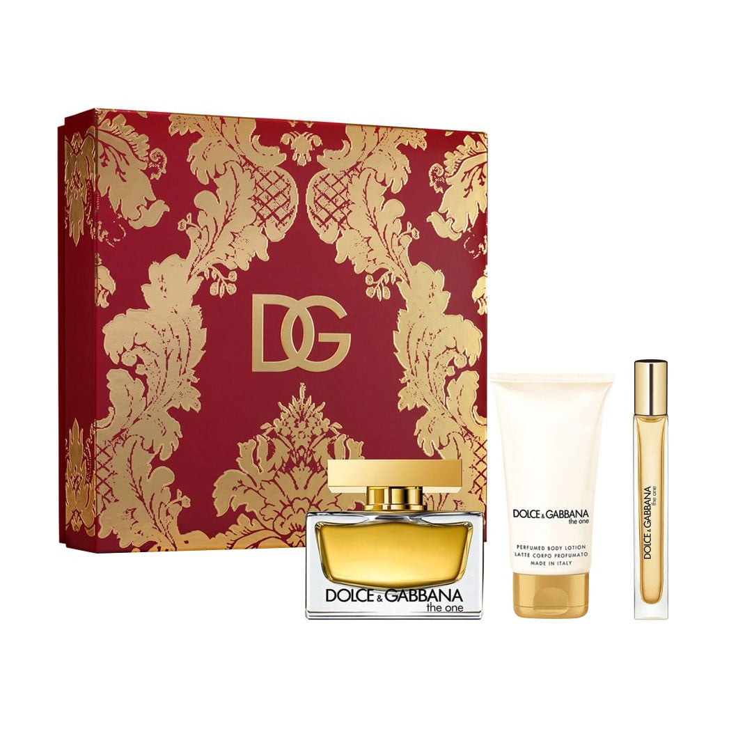 Парфумований набір жіночий Dolce &amp; Gabbana The One (парфумована вода, 10 мл + лосьйон для тіла, 50 мл + парфумована вода, 75 мл)