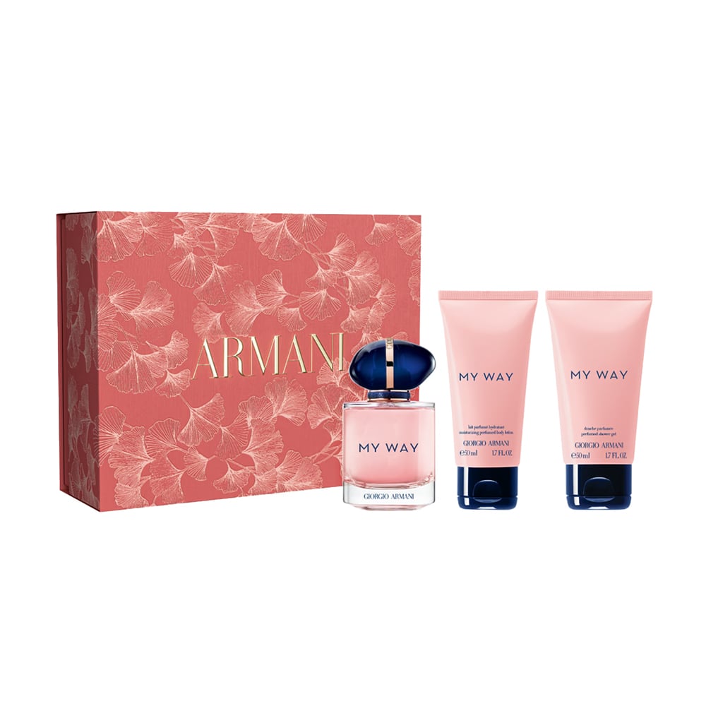 Парфумований набір жіночий Giorgio Armani My Way Set (парфумована вода, 50 мл + гель для душу, 50 мл + лосьйон для тіла, 50 мл)