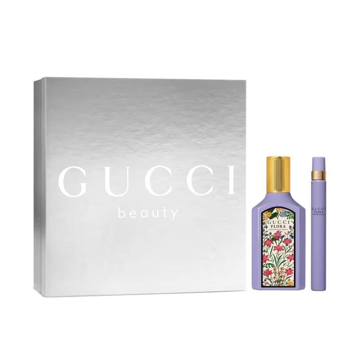 Парфумований набір жіночий Gucci Flora Gorgeous Magnolia (парфумована вода, 10 мл + парфумована вода, 50 мл)