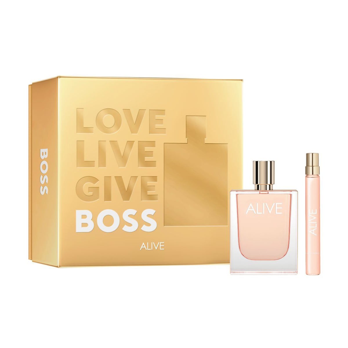 Парфумований набір жіночий Hugo Boss Boss Alive (парфумована вода, 80 мл + парфумована вода, 10 мл)