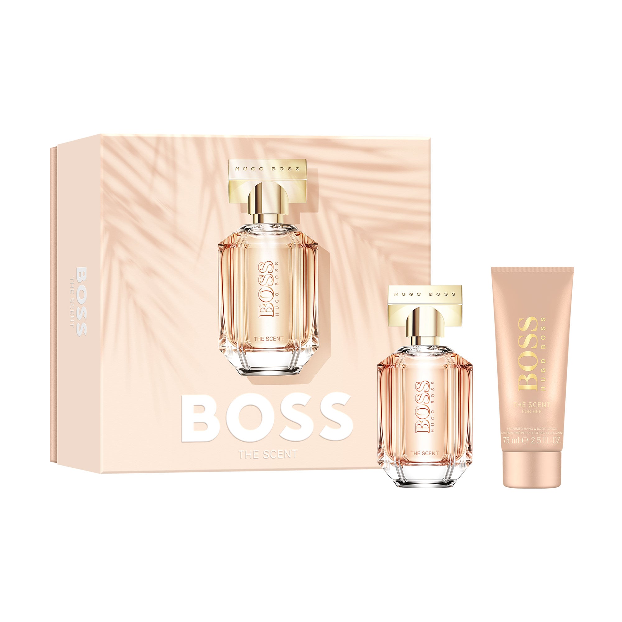 Парфумований набір жіночий Hugo Boss The Scent For Her (парфумована вода, 50 мл + лосьйон для тіла, 75 мл)
