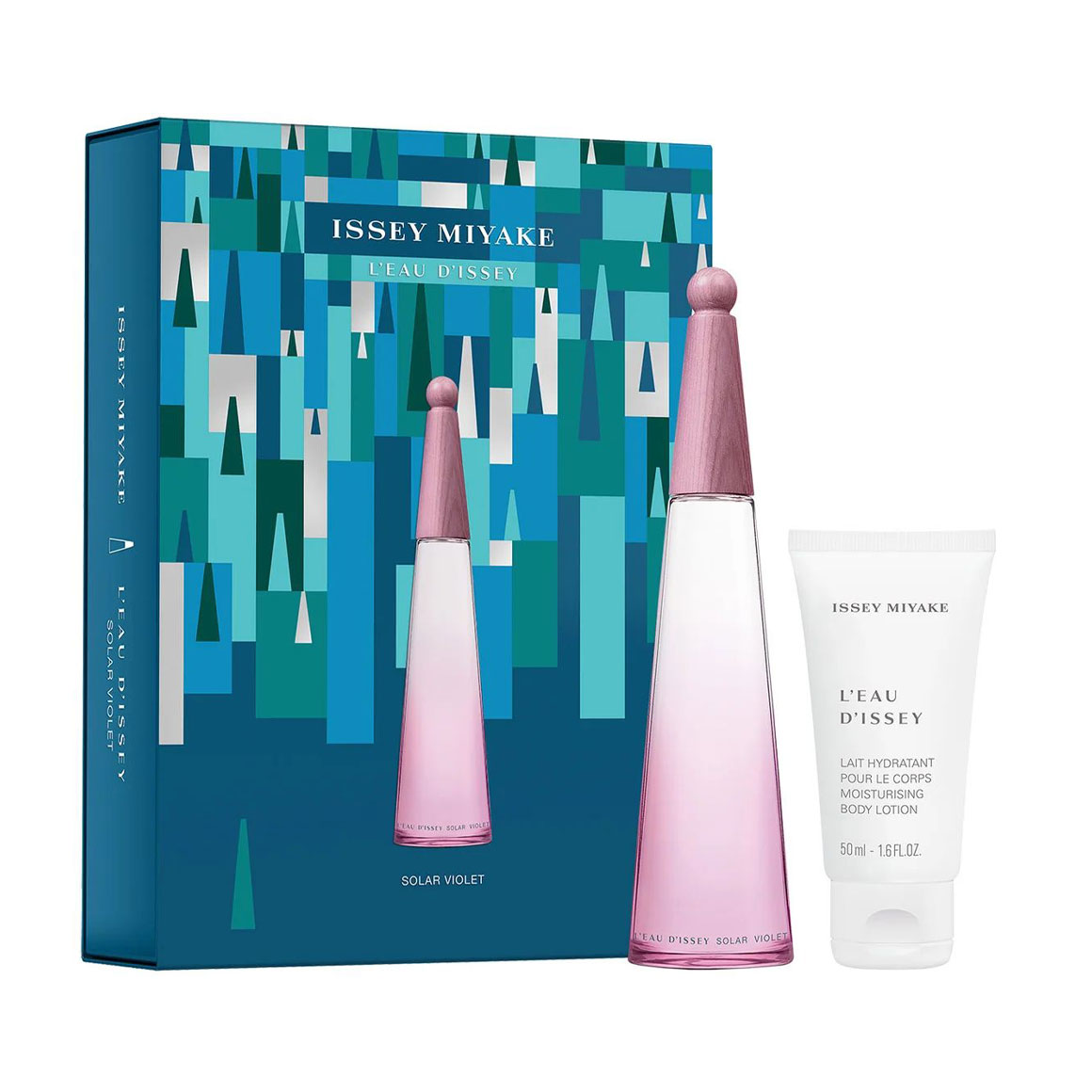 Парфумований набір жіночий Issey Miyake L'Eau d'Issey Solar Violet (туалетна вода, 50 мл + лосьйон для тіла, 50 мл)