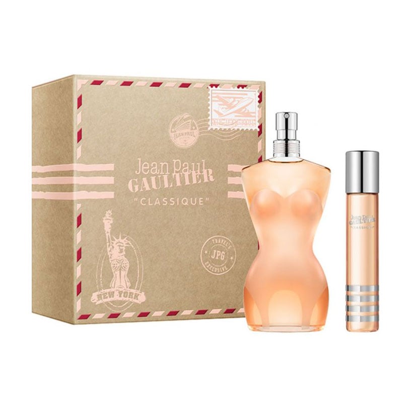 Парфумований набір жіночий Jean Paul Gaultier Classique Gift Set (туалетна вода, 100 мл + туалетна вода, 20 мл)