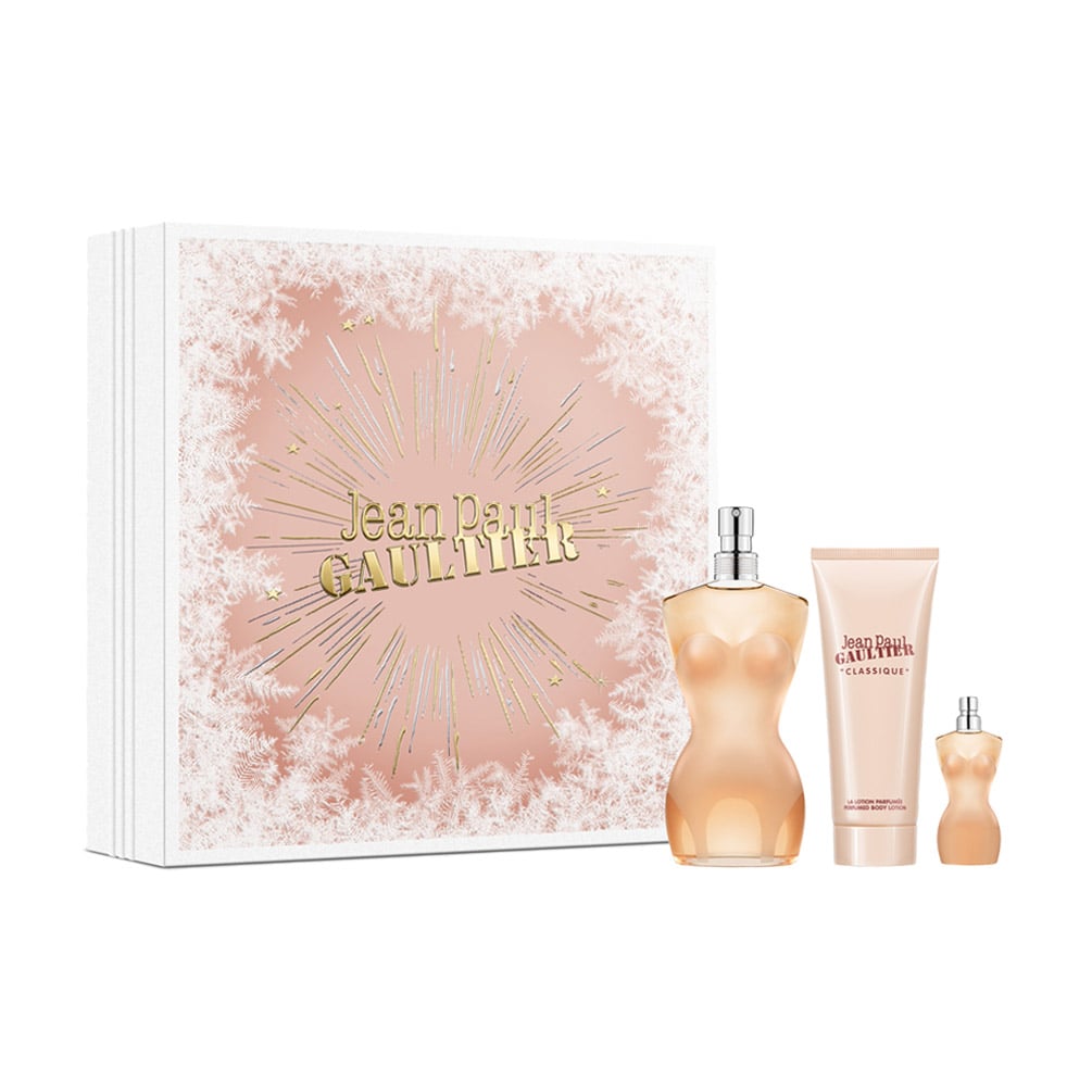 Парфумований набір жіночий Jean Paul Gaultier Classique (туалетна вода, 100 мл + лосьйон для тіла, 75 мл + туалетна вода, 6 мл)