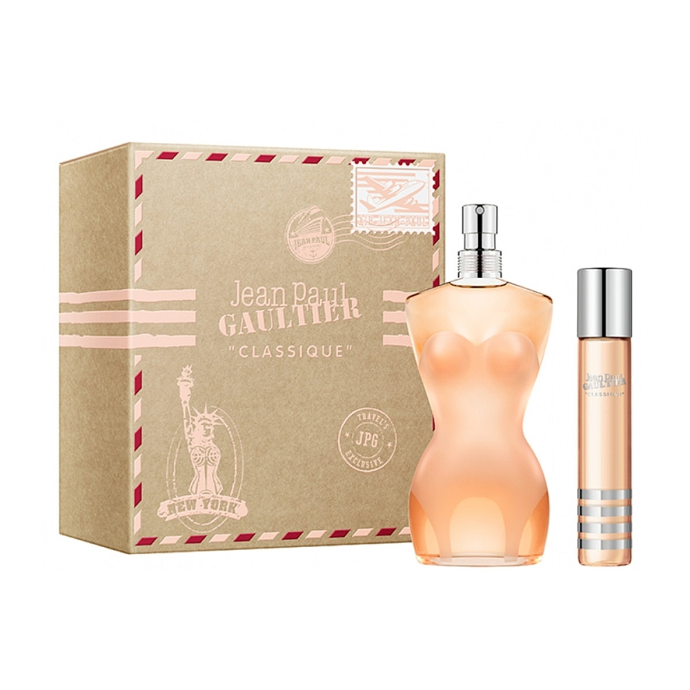 Парфумований набір жіночий Jean Paul Gaultier Classique (туалетна вода, 20 мл + туалетна вода, 100 мл)