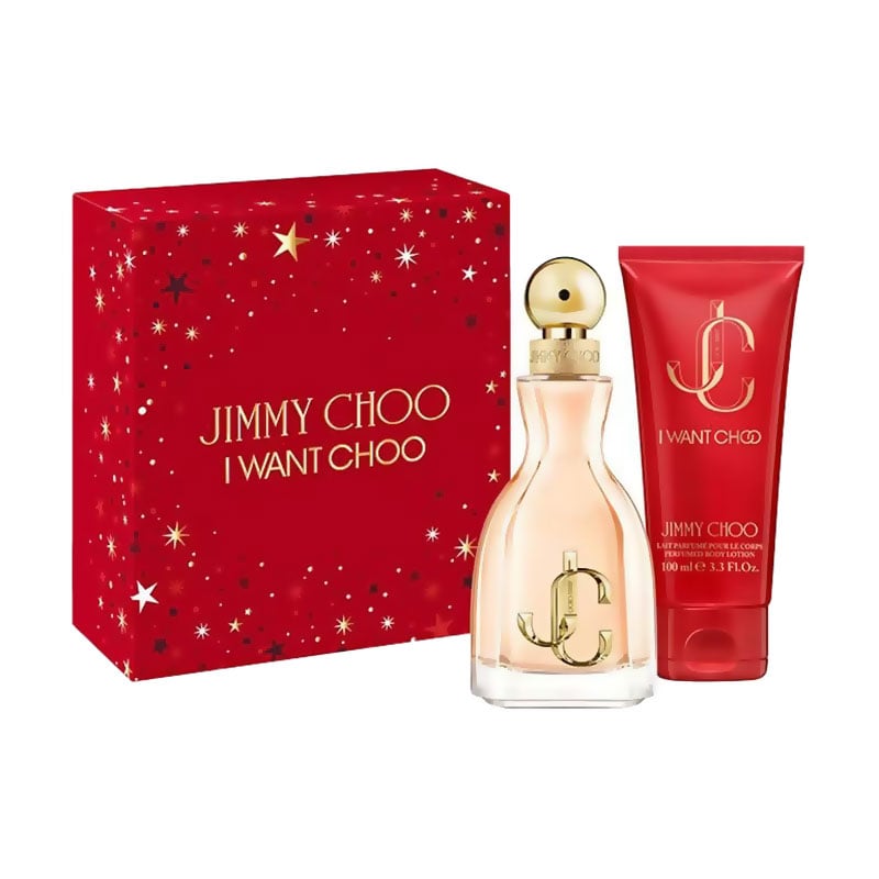 Парфумований набір жіночий Jimmy Choo I Want Choo (парфумована вода, 60 мл + лосьйон для тіла, 100 мл)