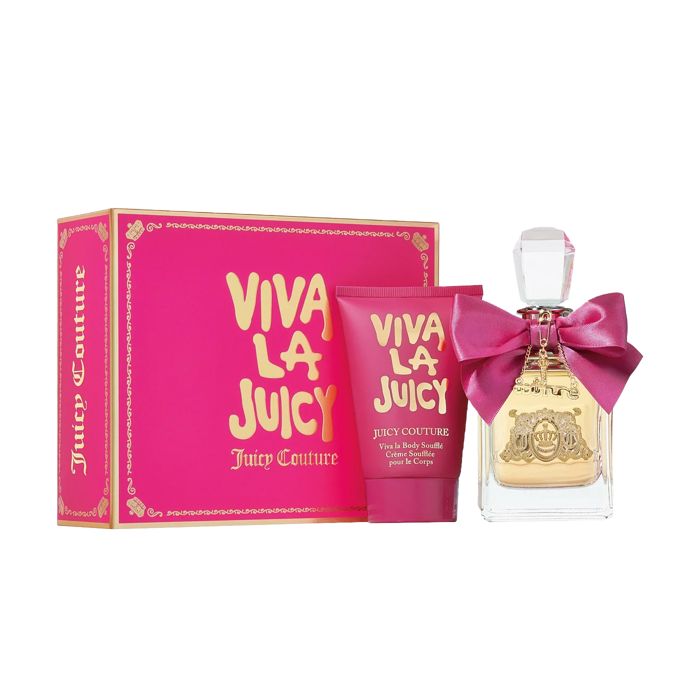 Парфумований набір жіночий Juicy Couture Viva La Juicy (парфумована вода, 50 мл + крем-суфле для тіла, 125 мл)