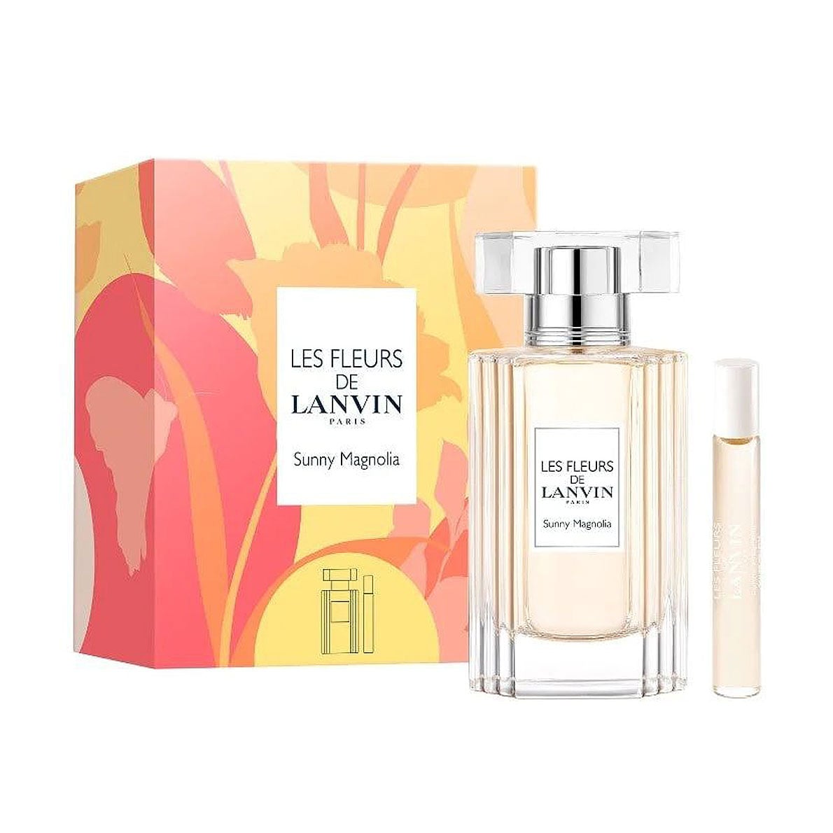 Парфумований набір жіночий Lanvin Les Fleurs De Sunny Magnolia Set (туалетна вода, 50 мл + туалетна вода, 7.5 мл)