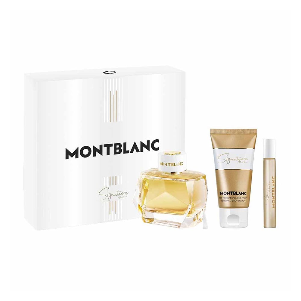 Парфумований набір жіночий Montblanc Signature Absolue (парфумована вода, 90 мл + парфумована вода, 7.5 мл + лосьйон для тіла, 100 мл)